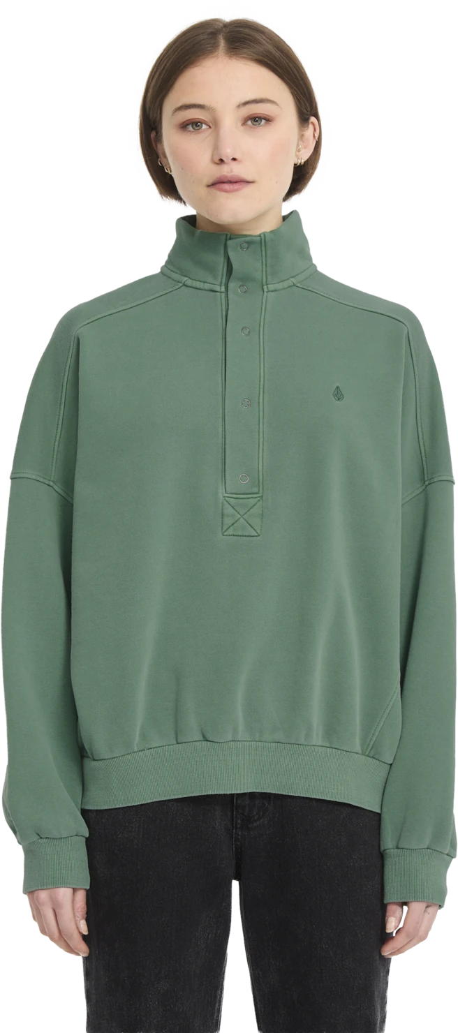 Volcom REETROSTONE UP sudadera mujer | Evergreen