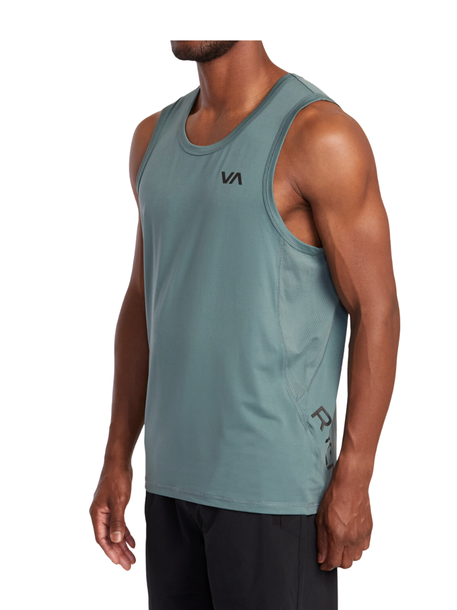 RVCA Sport Vent SL Tanktop – Kieferngrau