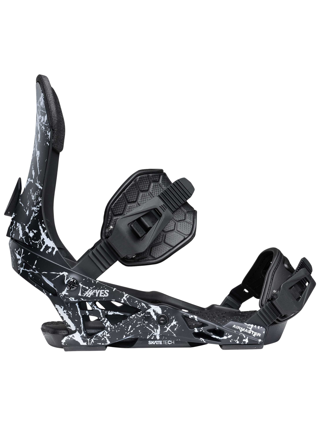 Fixations Snowboard Yes Airmaster 2026 | Splatter White