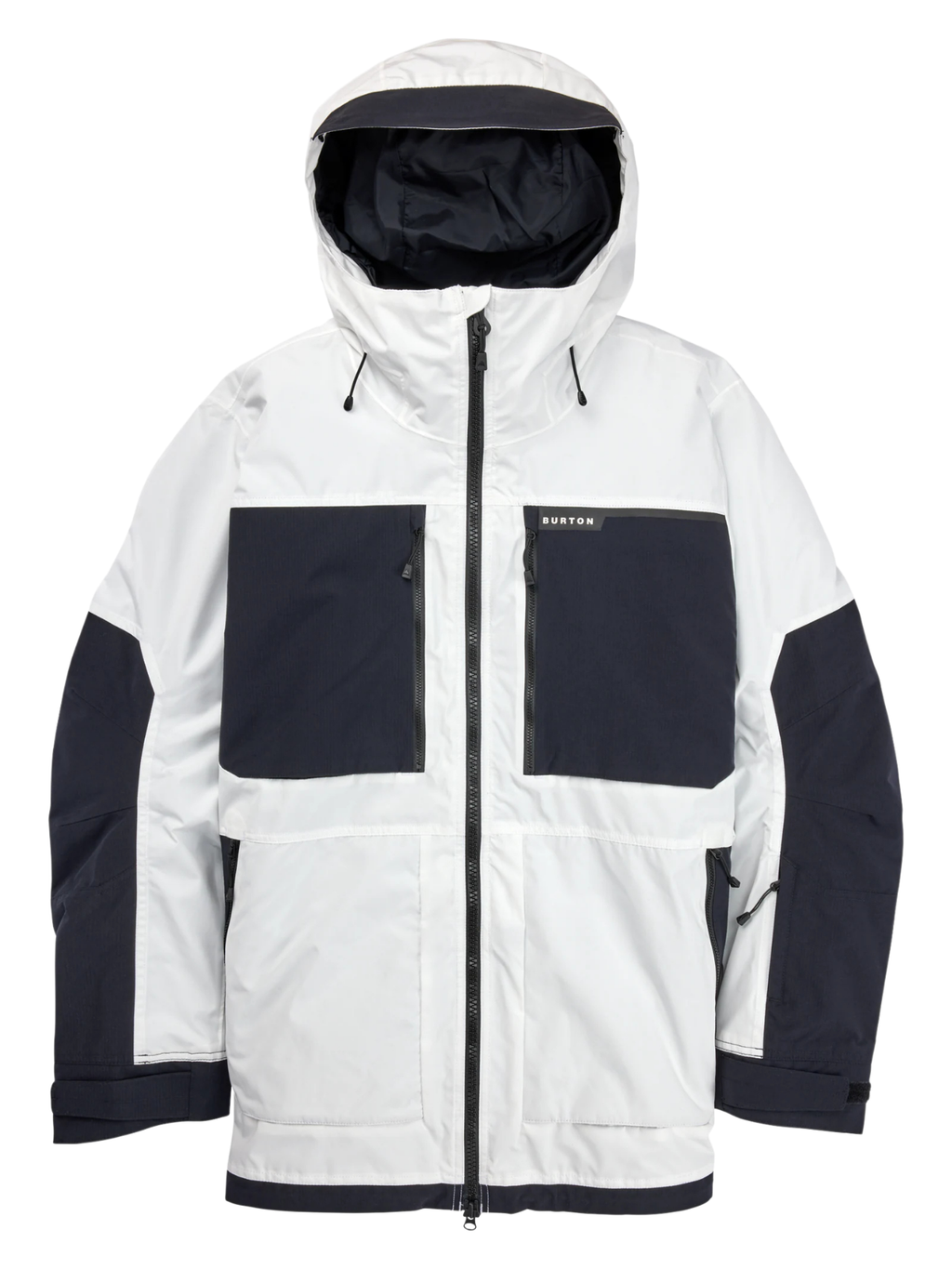 Burton Frostner 2L Snowboard Jacket - Stout White / True Black