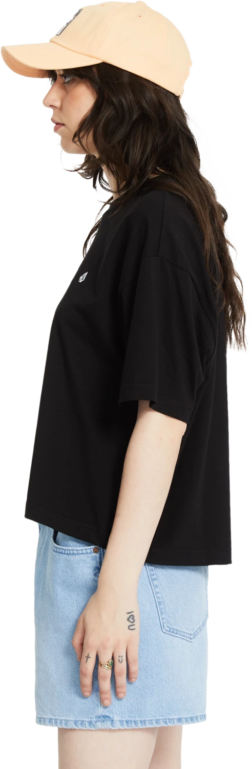 Volcom Stone Blanks Up camiseta manga corta mujer detail 5 | Black