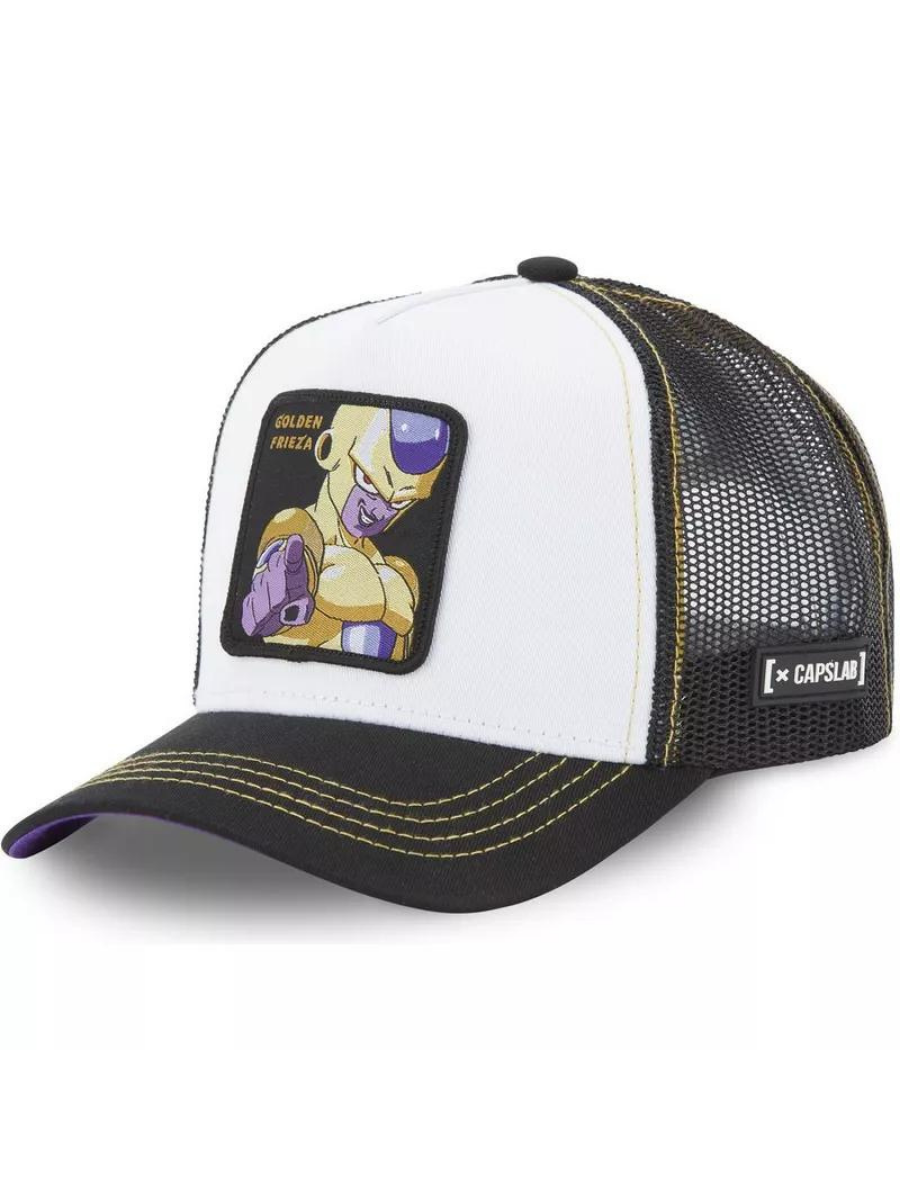 Casquette Trucker Capslab x Dragon Ball Broly (Golden Frieza) - Noir/Blanc