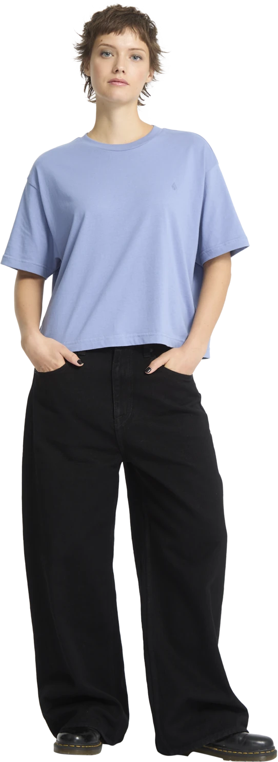 Volcom Stone Blanks Up camiseta manga corta mujer detail 3 | Carolina Blue
