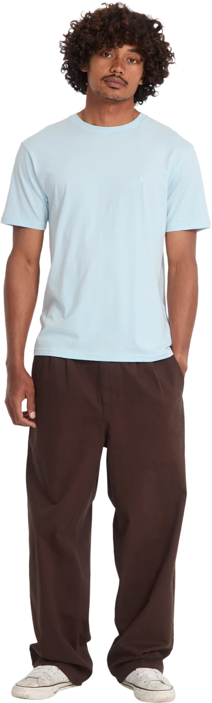 Volcom STONE BLANKS BSC SST camiseta manga corta hombre detail 4 | Light Blue Acid