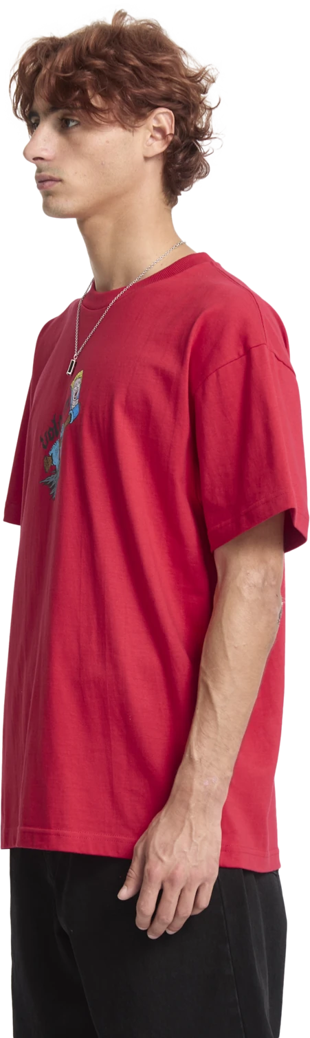 Volcom J.J. Villard 3 camiseta manga corta hombre detail 4 | Lifeguard Red