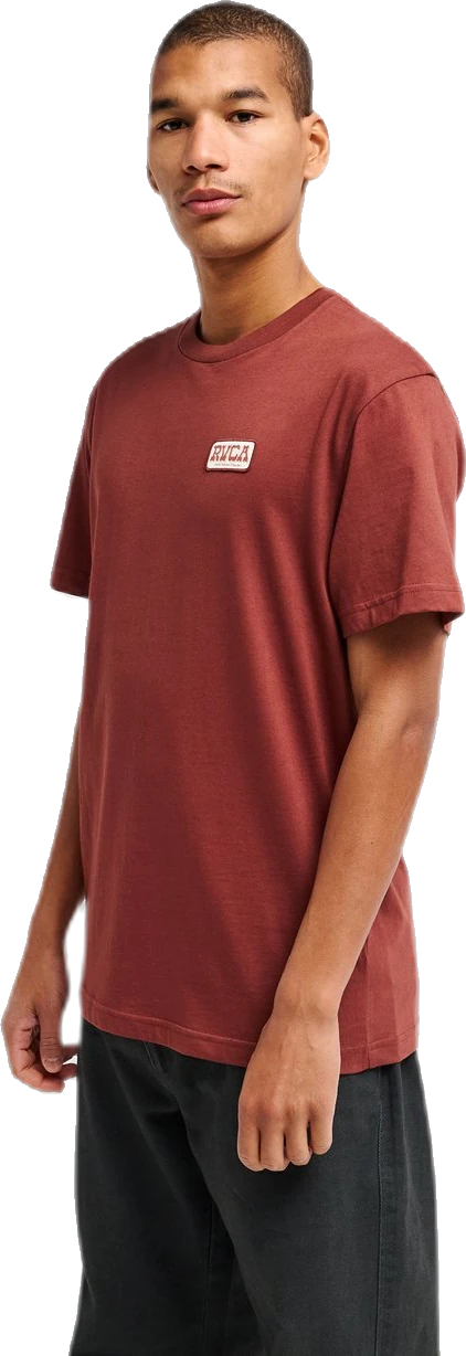 Rvca Old West Camiseta de manga corta camiseta manga corta hombre detail 3 | Rojo