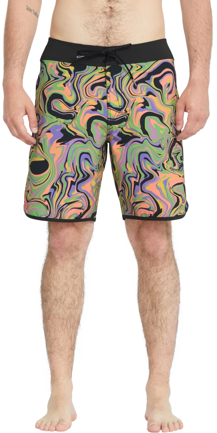 Volcom Infuse Scallop Mod 19 boardshort hombre | Steel Purple