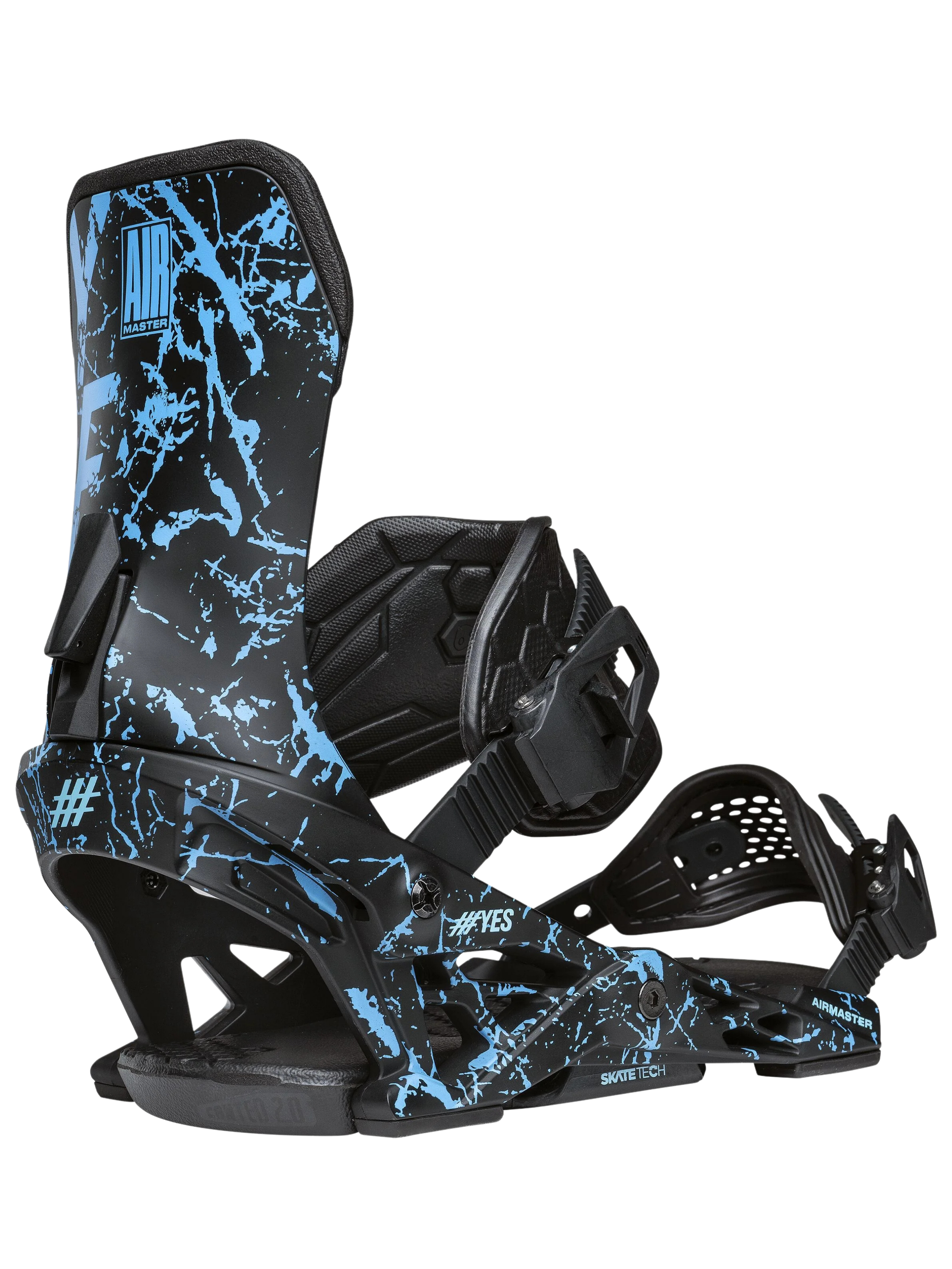 Fixations Snowboard Yes Airmaster 2026 | Splatter Blue
