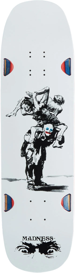 Madness Madness Long Haul Tabla de Skate 8.75" tablas de monopatín | White