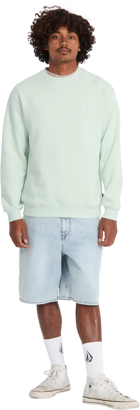 Volcom SINGLE STONE CREW sudadera hombre detail 5 | Pale Aqua
