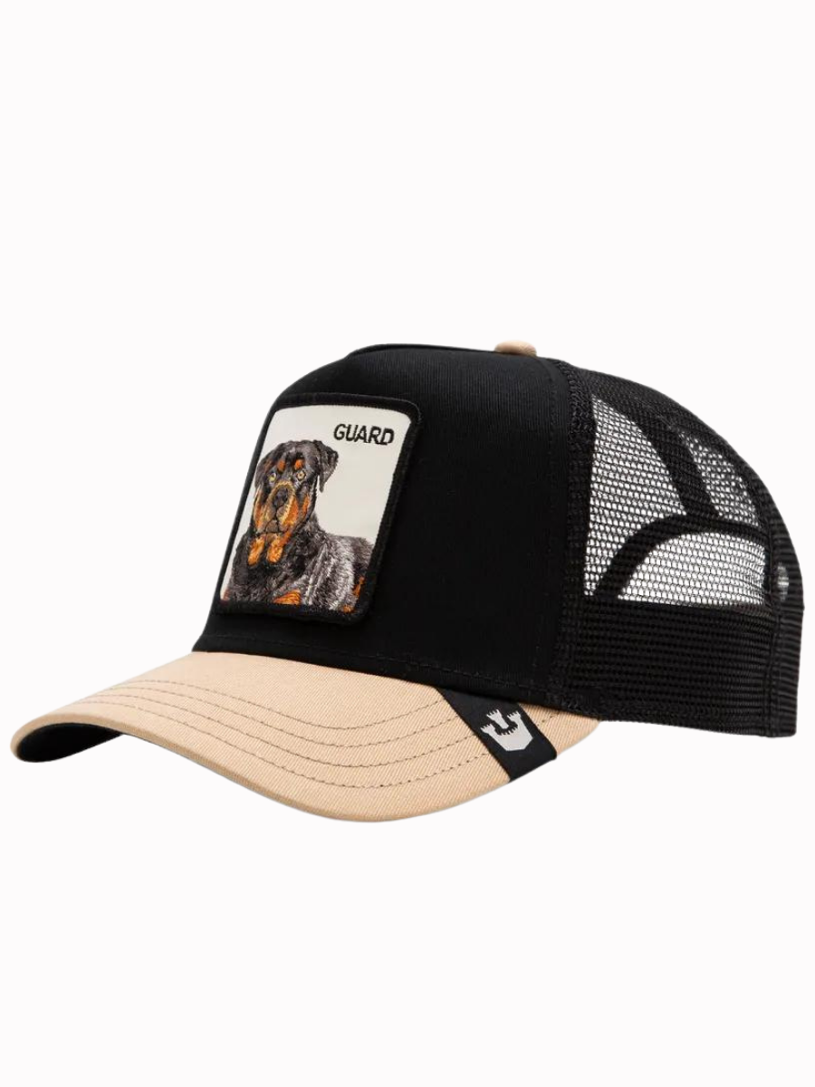 Casquette Trucker The Guard Dog Goorin Bros - Noir/Beige