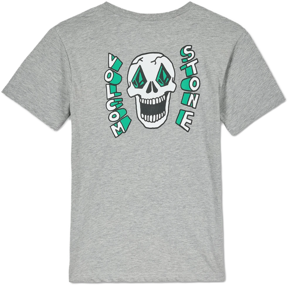 Volcom Skeltone camiseta manga corta niño detail 1 | Heather Grey