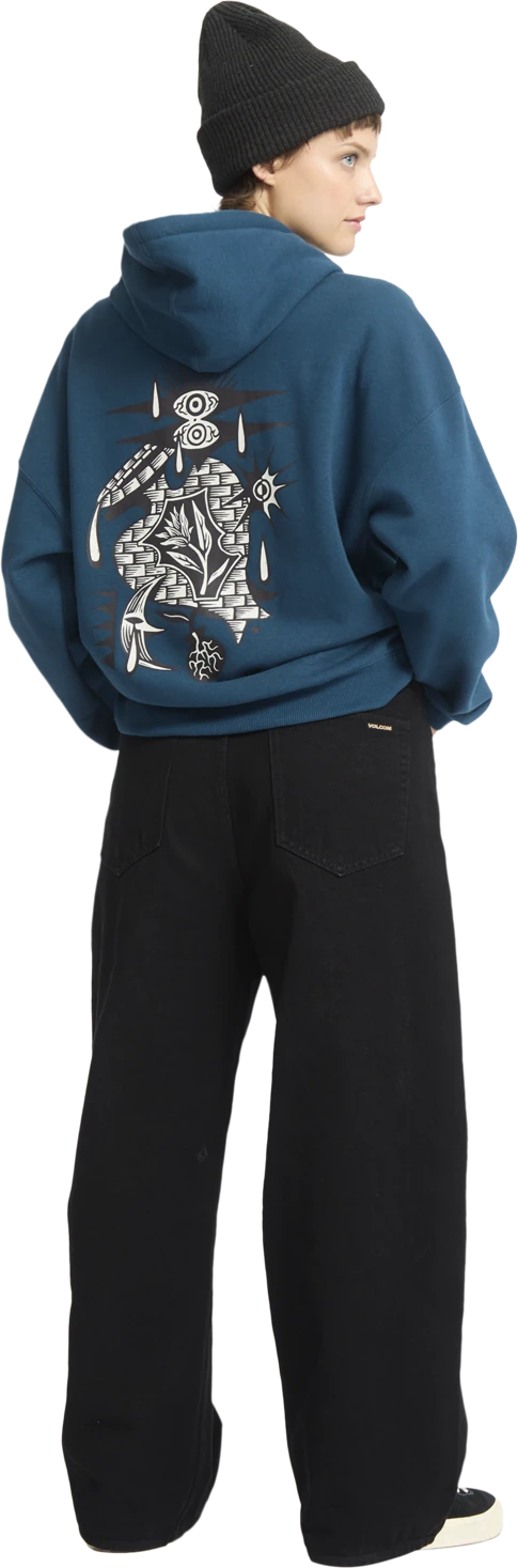 Volcom FA Vaderetro sudadera con capucha mujer detail 8 | Emerald Green