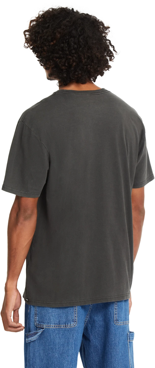 Volcom Solid Stone Emb camiseta manga corta hombre detail 1 | Black