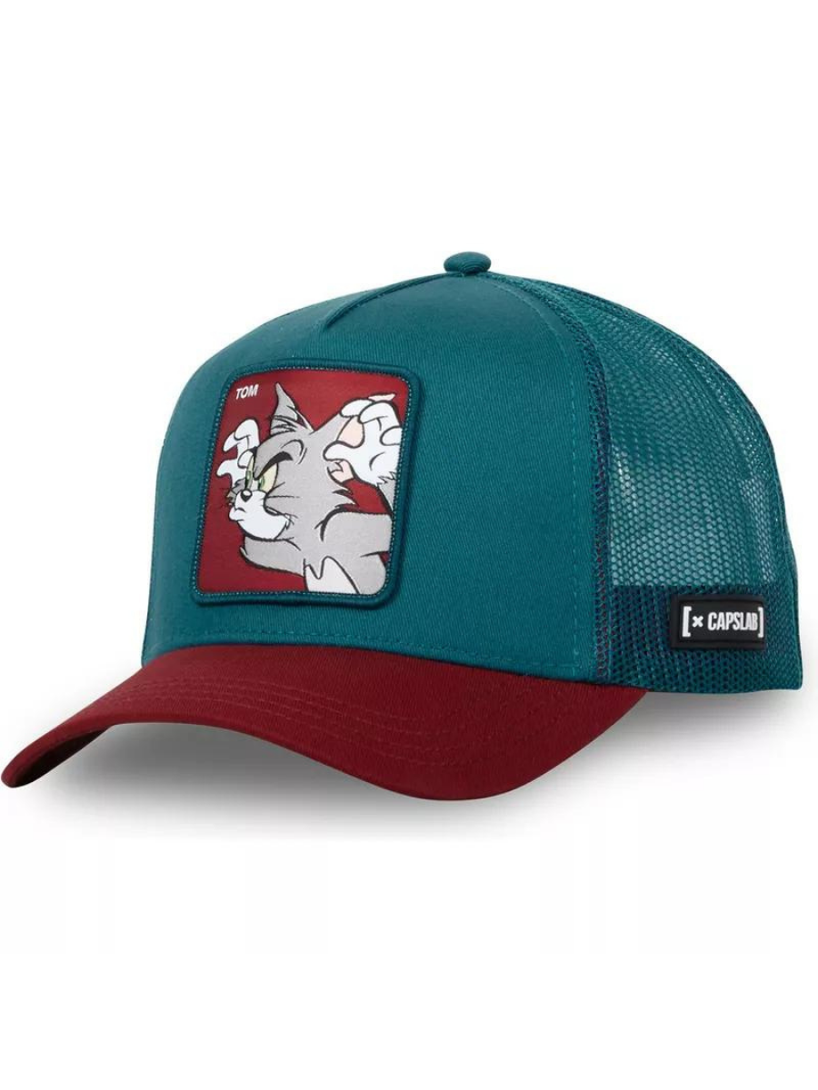 Cappellino Tom Trucker di Capslab x Looney Tunes (Tom &amp; Jerry) - Blu/Rosso