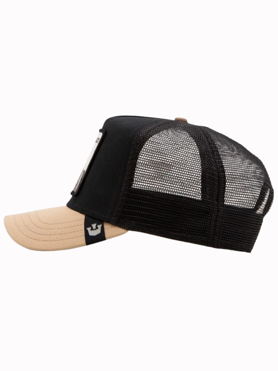 Goorin Bros The Guard Dog Trucker Cap – Schwarz/Beige | meistverkaufte Produkte | Meistverkaufte Produkte | Neue Produkte | Neueste Produkte | surfdevils.com