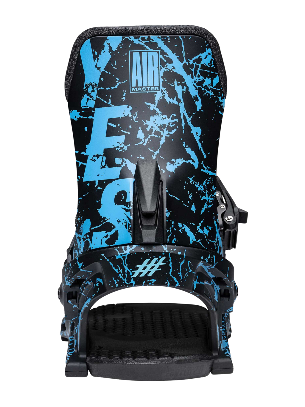 Fijaciones Snowboard Yes Airmaster 2026 | Splatter Blue
