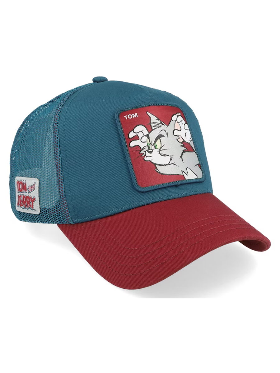 Cappellino Tom Trucker di Capslab x Looney Tunes (Tom &amp; Jerry) - Blu/Rosso