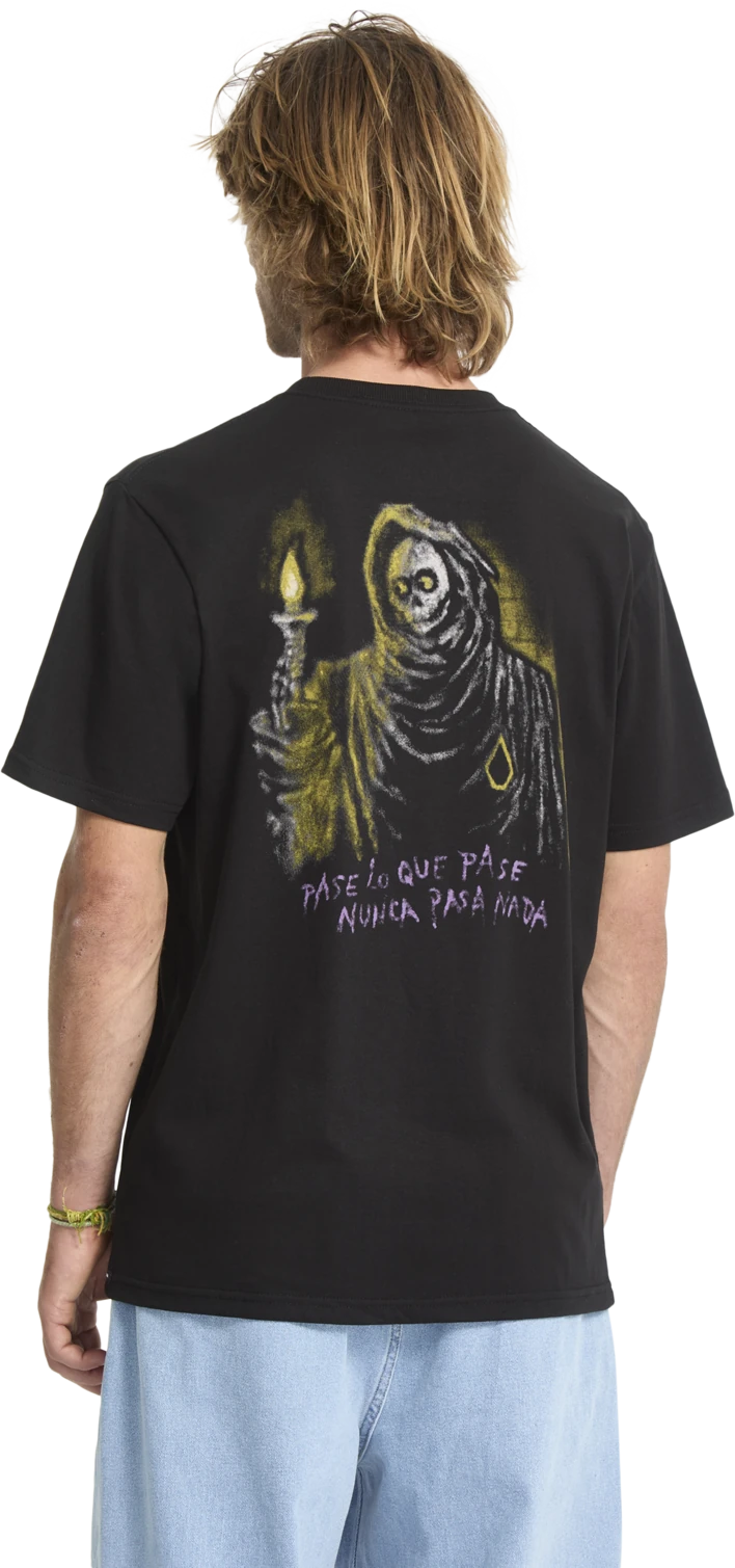 Volcom Nunca Pasa camiseta manga corta hombre detail 1 | Black