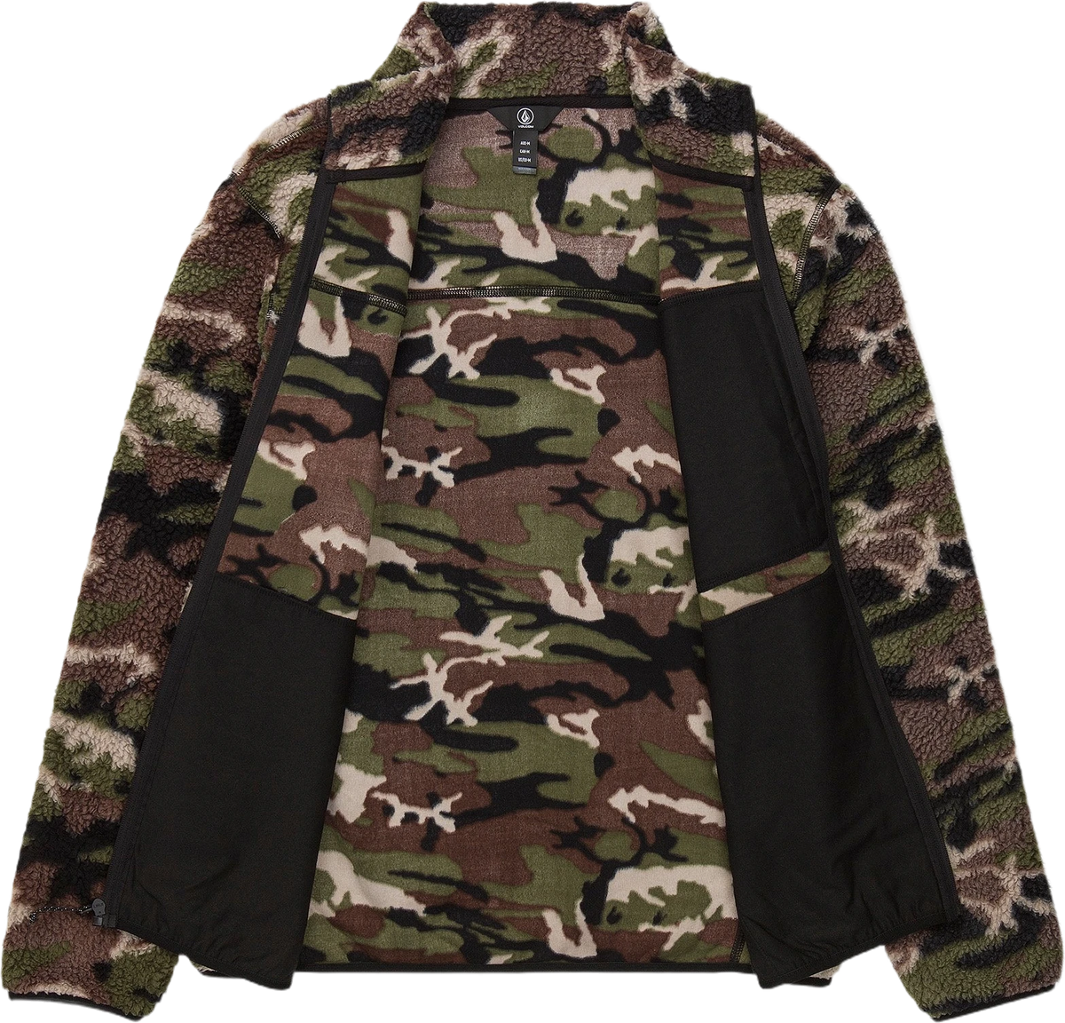 Volcom MEN'S NELSON SHERPA FULL ZIP sudadera hombre | Camoflauge