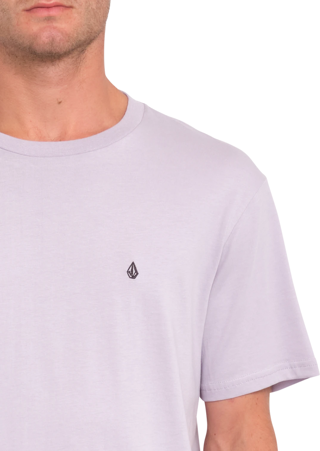Volcom Stone Blanks camiseta manga corta hombre detail 2 | Light Purple