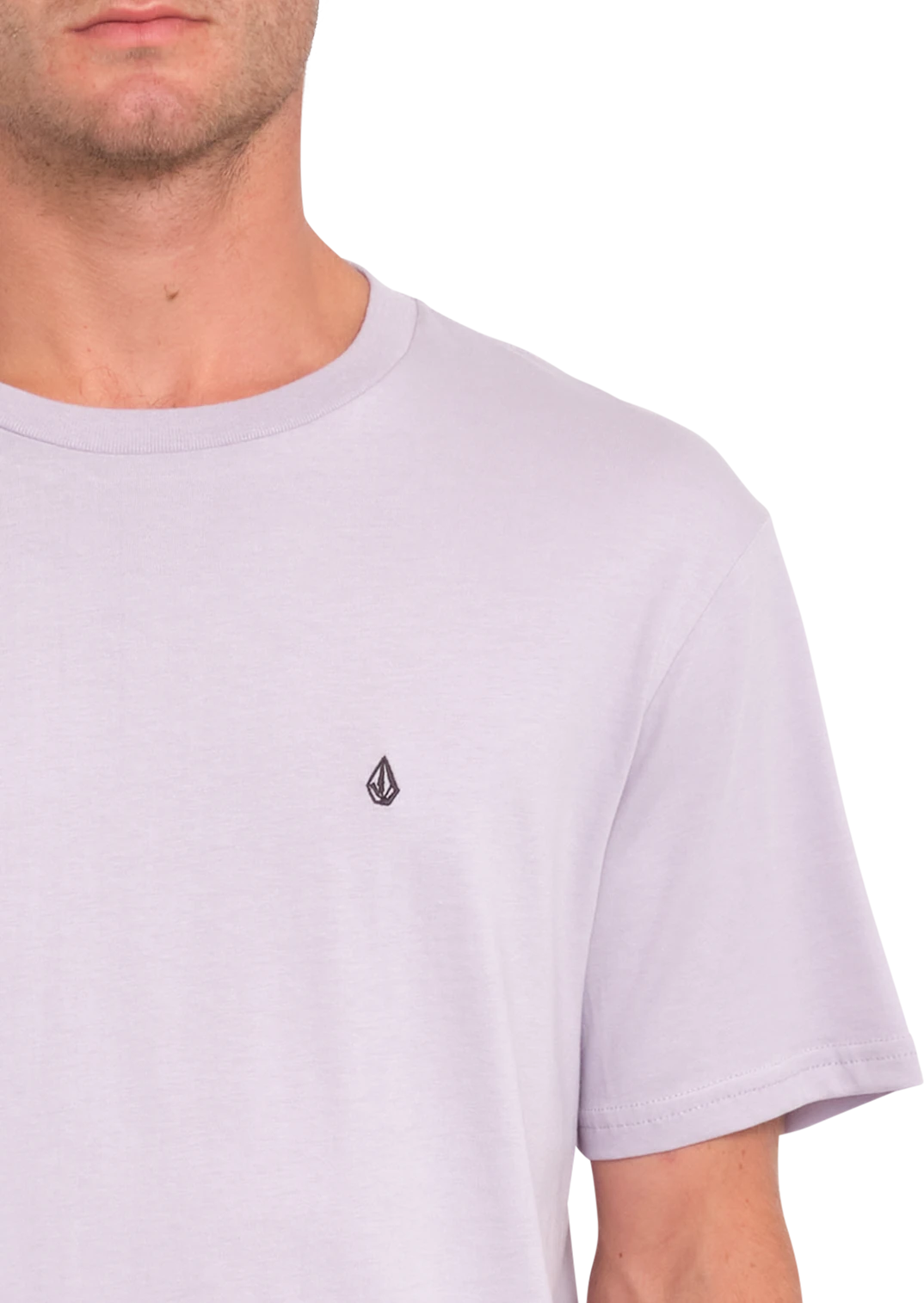 Volcom Stone Blanks camiseta manga corta hombre detail 2 | Light Purple