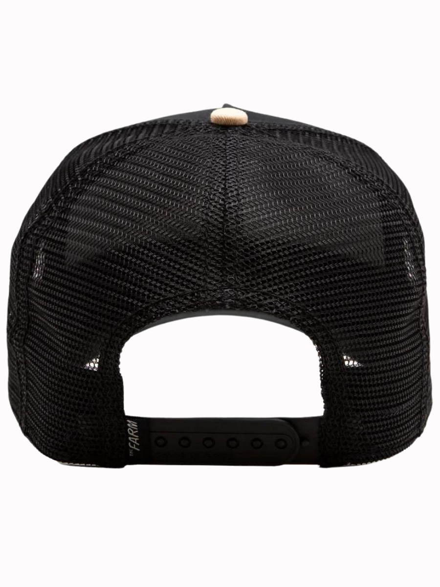 Gorra Trucker Goorin Bros The Guard Dog - Black/Beige