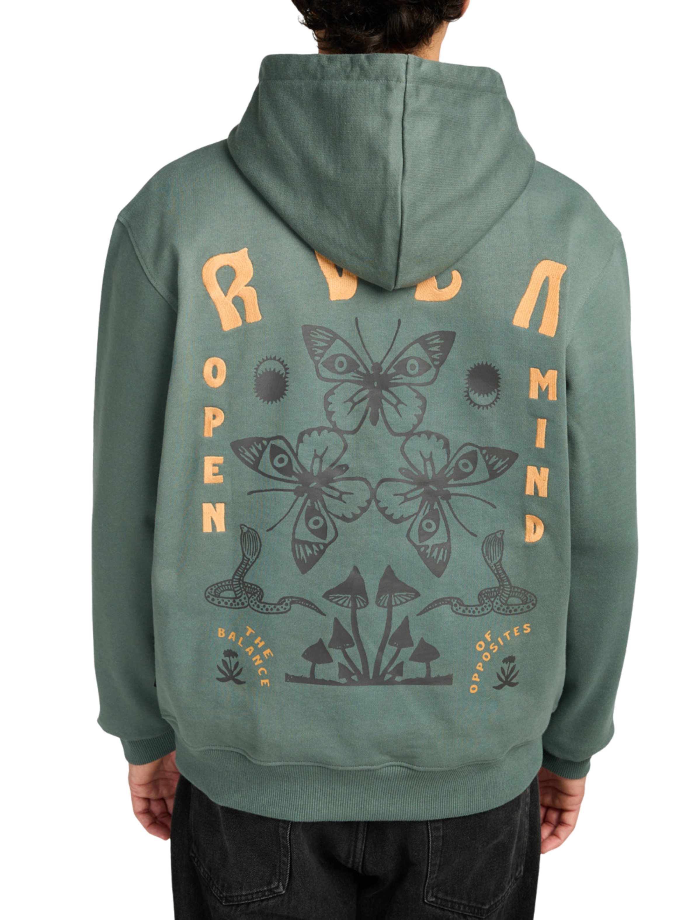 Sudadera RVCA Butterfly Poster | Balsam green