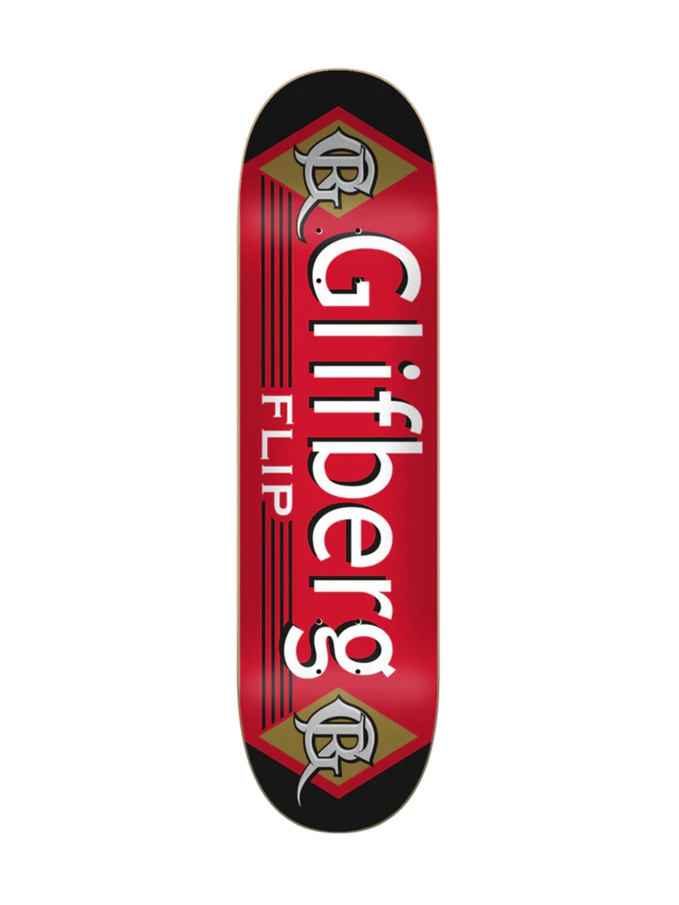 Flip Glifberg Tobacco Red 8.4" Skateboard Deck