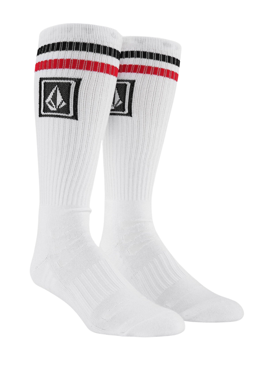 Chaussettes Volcom Ramp Stone Skate - Blanc