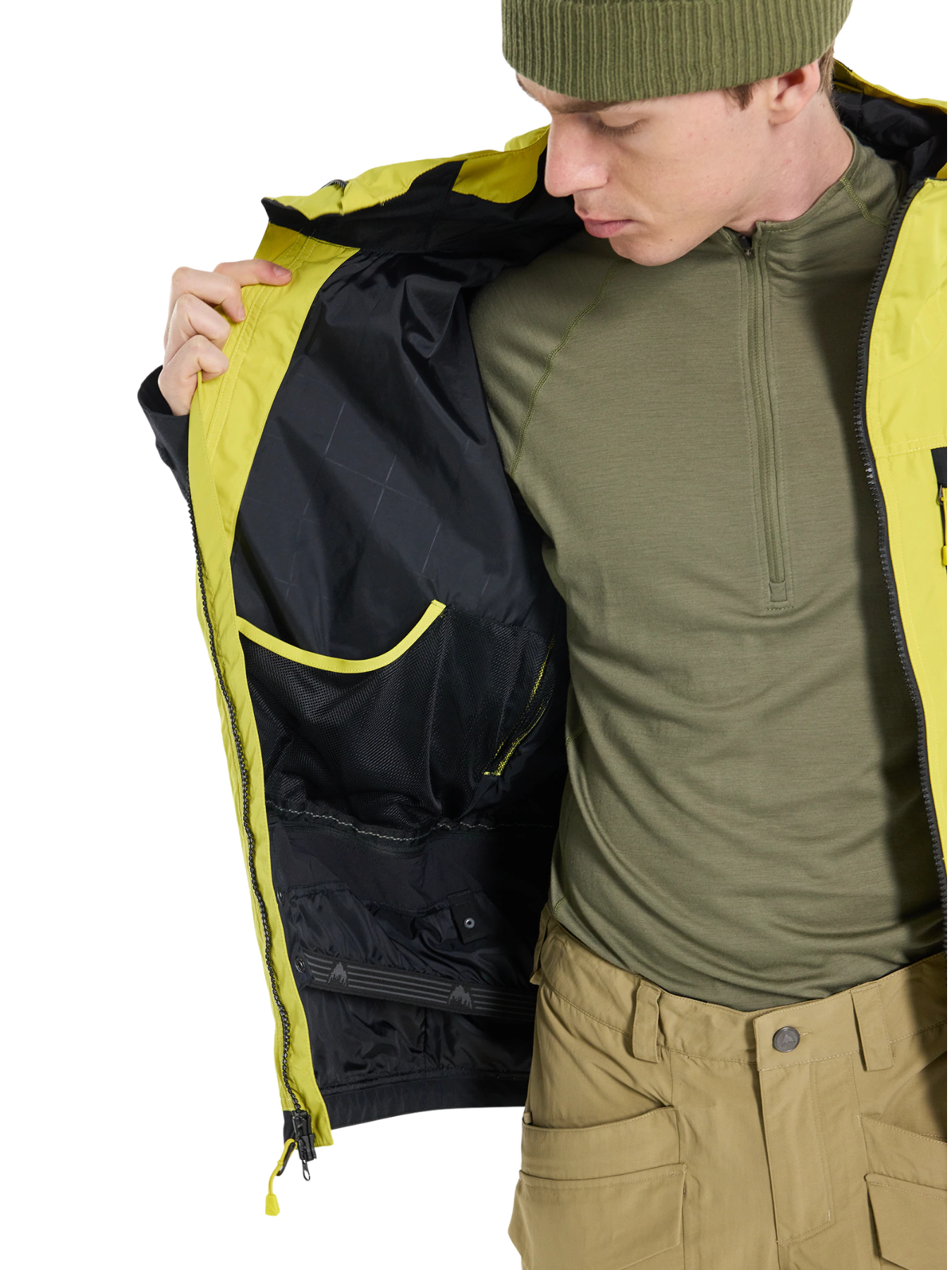 Burton Frostner 2L Snowboard Jacket - Sulfur / True Black | Best selling products | Burton Snowboards | Collection_Zalando | Men's snowboard jackets | Snowboard Shop | WINTER 24 | surfdevils.com