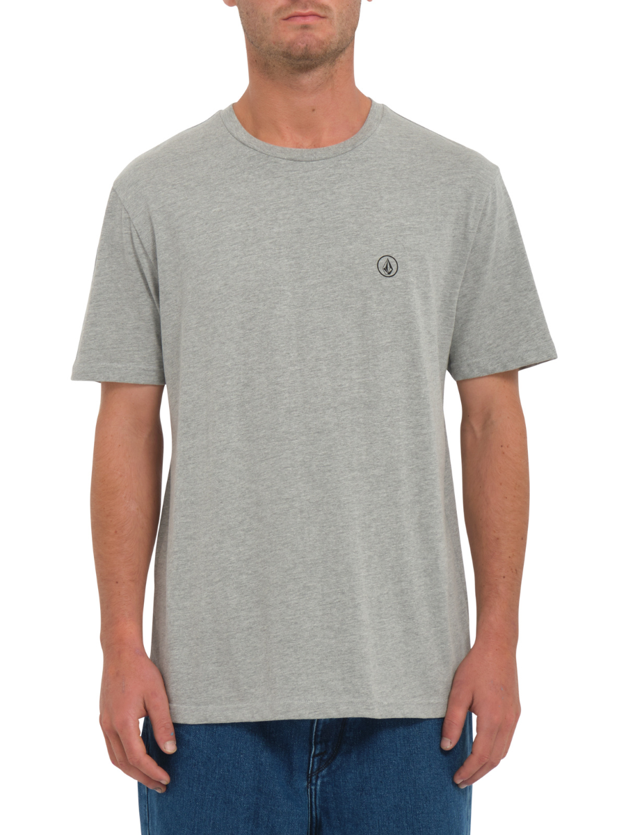Camiseta Volcom Circle Blanks - Heather Grey | surfdevils.com