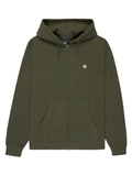 Element Icon Embroidery – Herren-Hoodie mit Reißverschluss | Forest Night