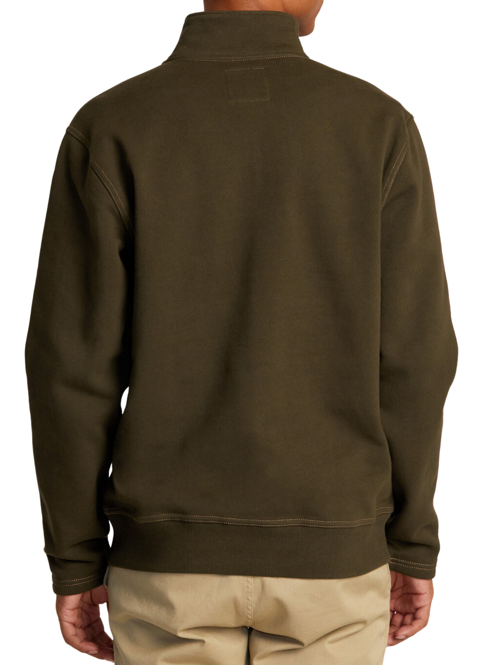 Rvca Chainmail Sweatshirt - Chocolate