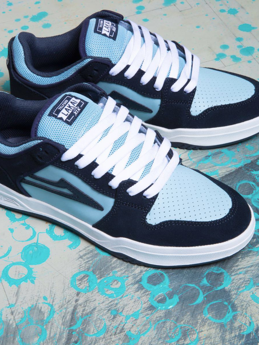 Lakai Telford Low Skateschuh – Marineblaues Wildleder