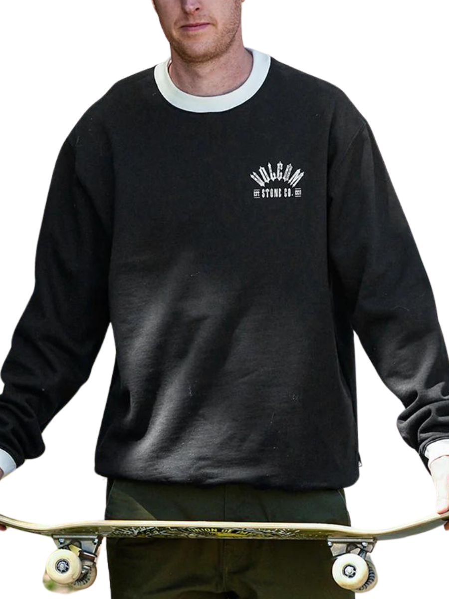 Sudadera Volcom Skate Vitals Grant Taylor Crew  - Black