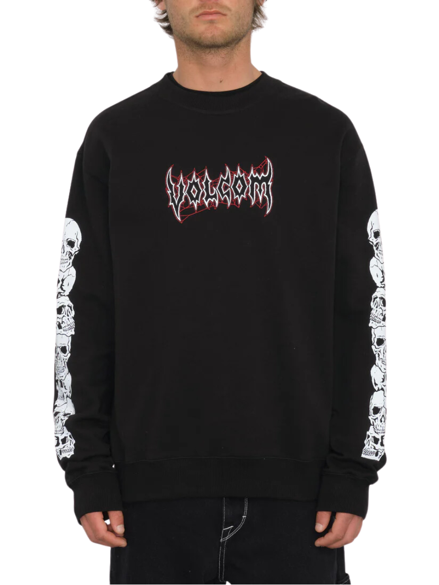 Volcom Stone Lord Crew Sweatshirt - Schwarz | alle Sweatshirts | Meistverkaufte Produkte | Neue Produkte | Neueste Produkte | Sammlung_Zalando | Sweatshirts mit Hoodies | Volcom-Shop | surfdevils.com