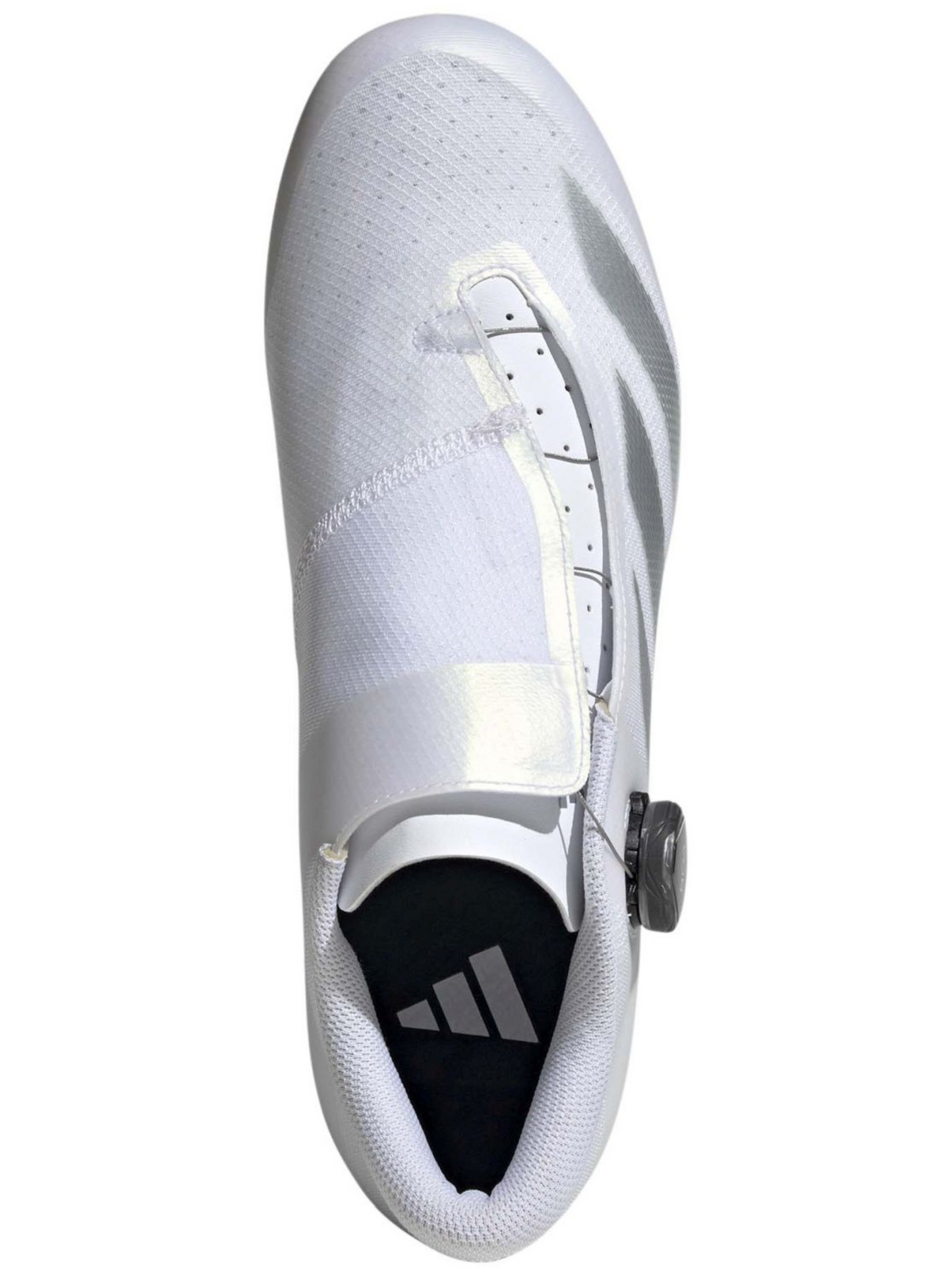 Zapatillas Ciclismo Carretera Adidas Tempo 3 Stripes BOA | Cloud White / Silver Metallic / Core Black