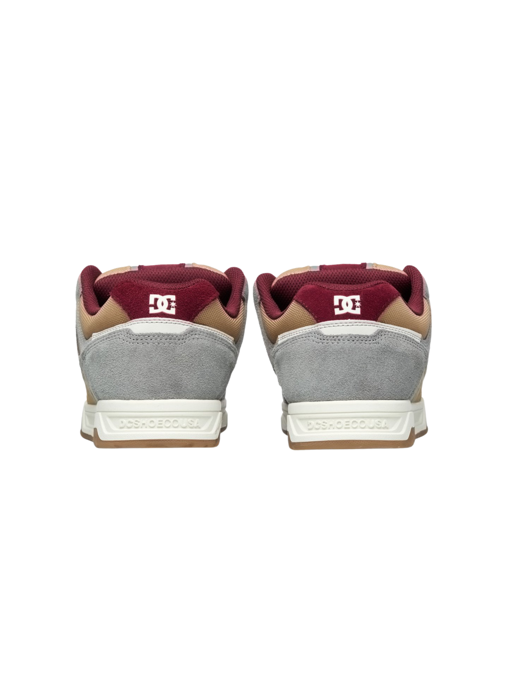 Chaussures DC Stag | Tan/Grey/Dark Red