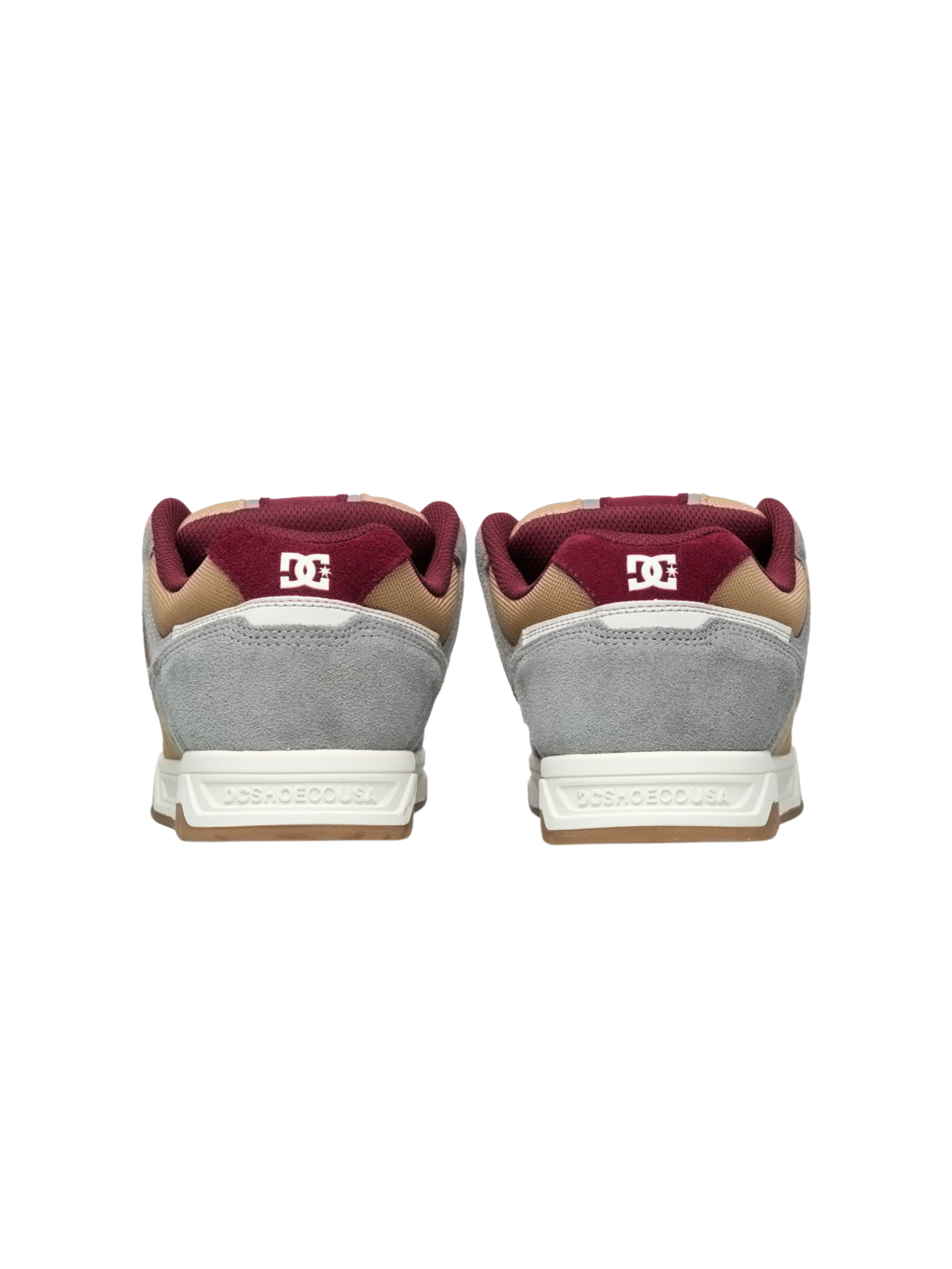 Chaussures DC Stag | Tan/Grey/Dark Red