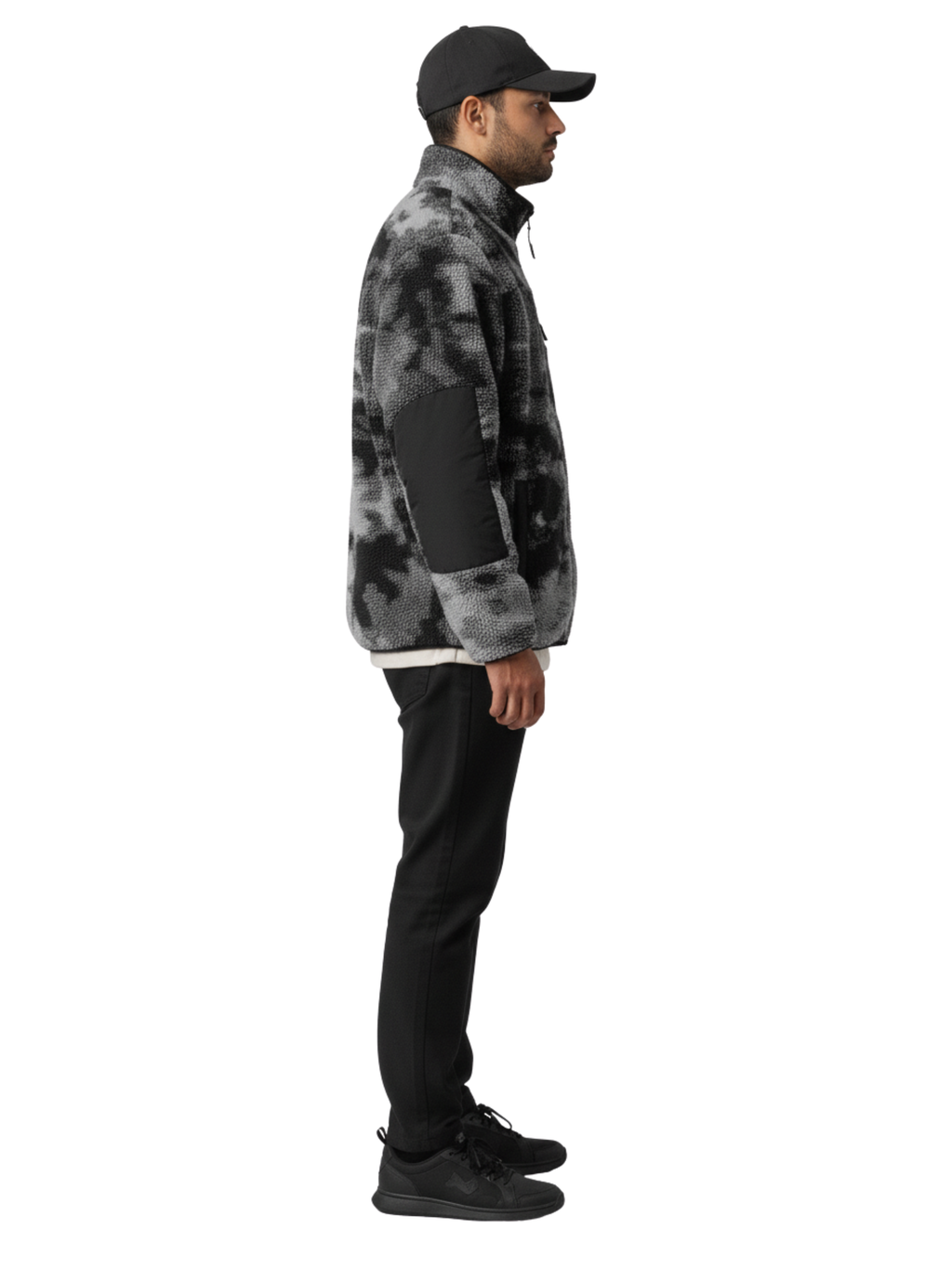 All One Brand Fleece Jacket - Camo Black