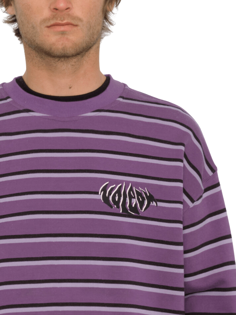 Volcom Rayeah Crew Sweatshirt - Deep Purple