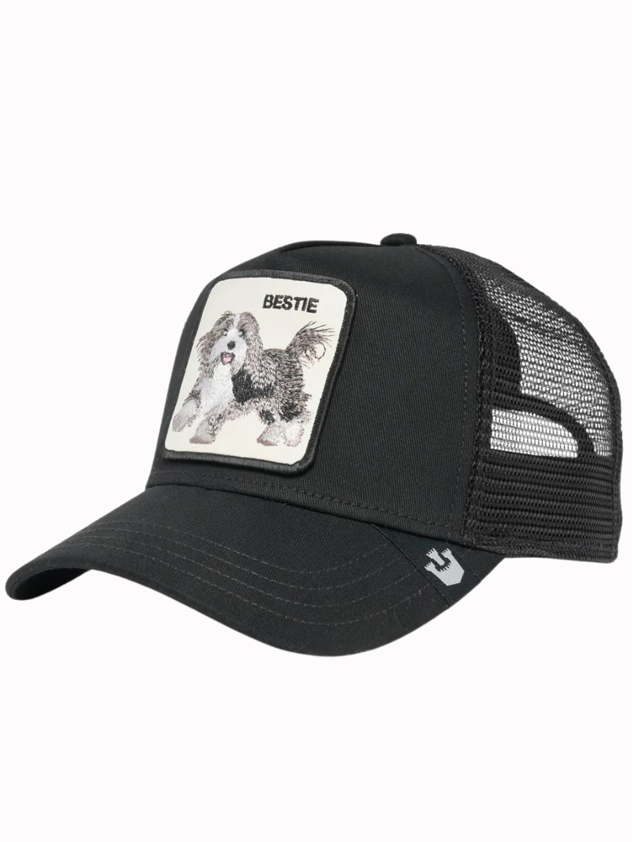 Goorin Bros Boné Trucker The Bestie Dog - Preto