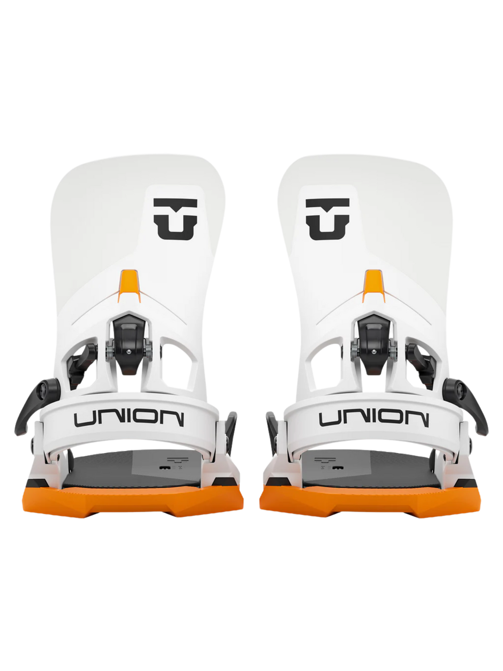 Union Atlas Step On® Men’s Snowboard Binding – White/Orange