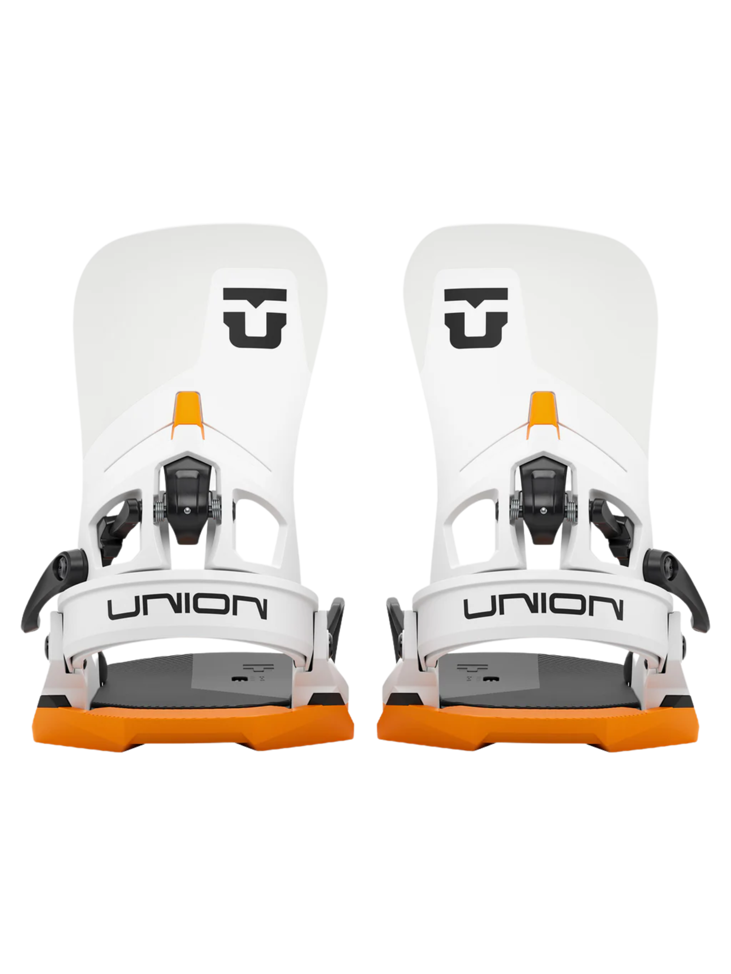 Union Atlas Step On® Men’s Snowboard Binding – White/Orange