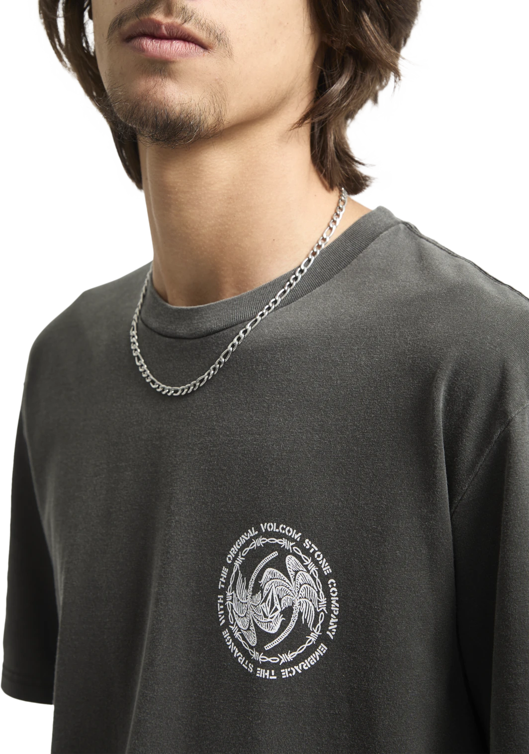 Volcom Circlepalm camiseta manga corta hombre detail 2 | Black