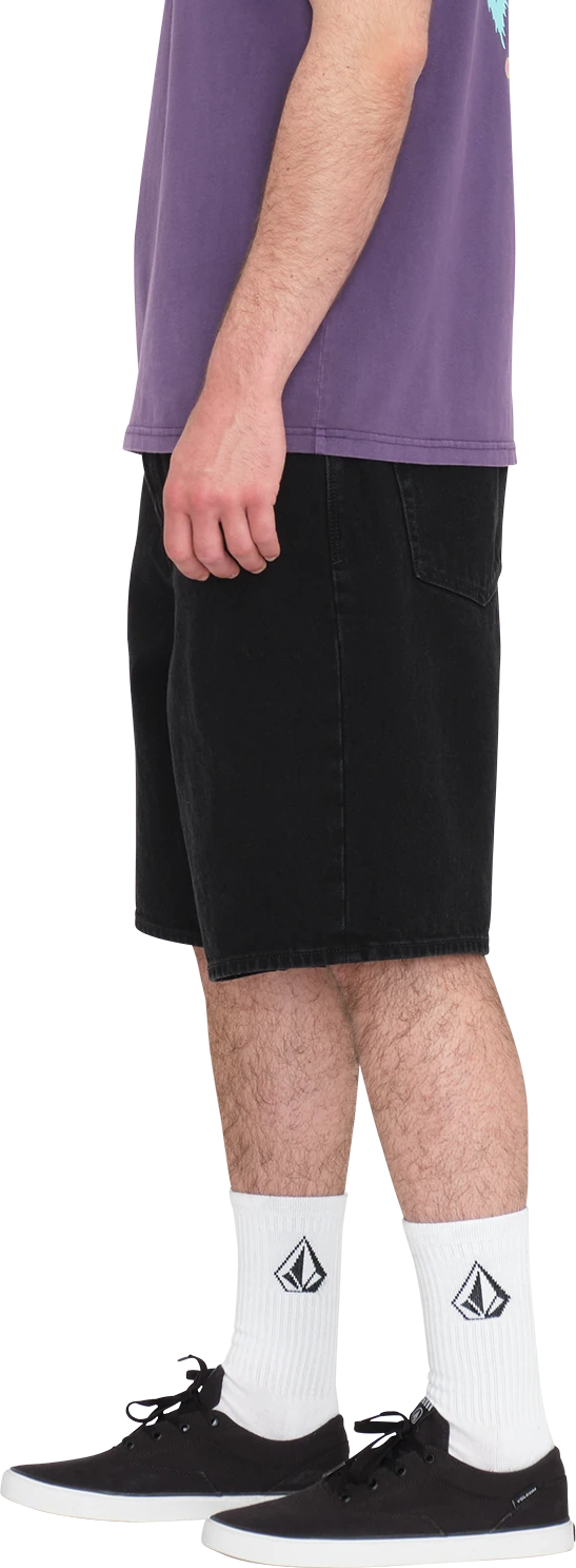 Volcom Billow Denim Short denim short hombre detail 4 | Black