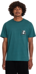 Volcom PARTED OUT POCKET SST camiseta manga corta hombre | RIFLE GREEN