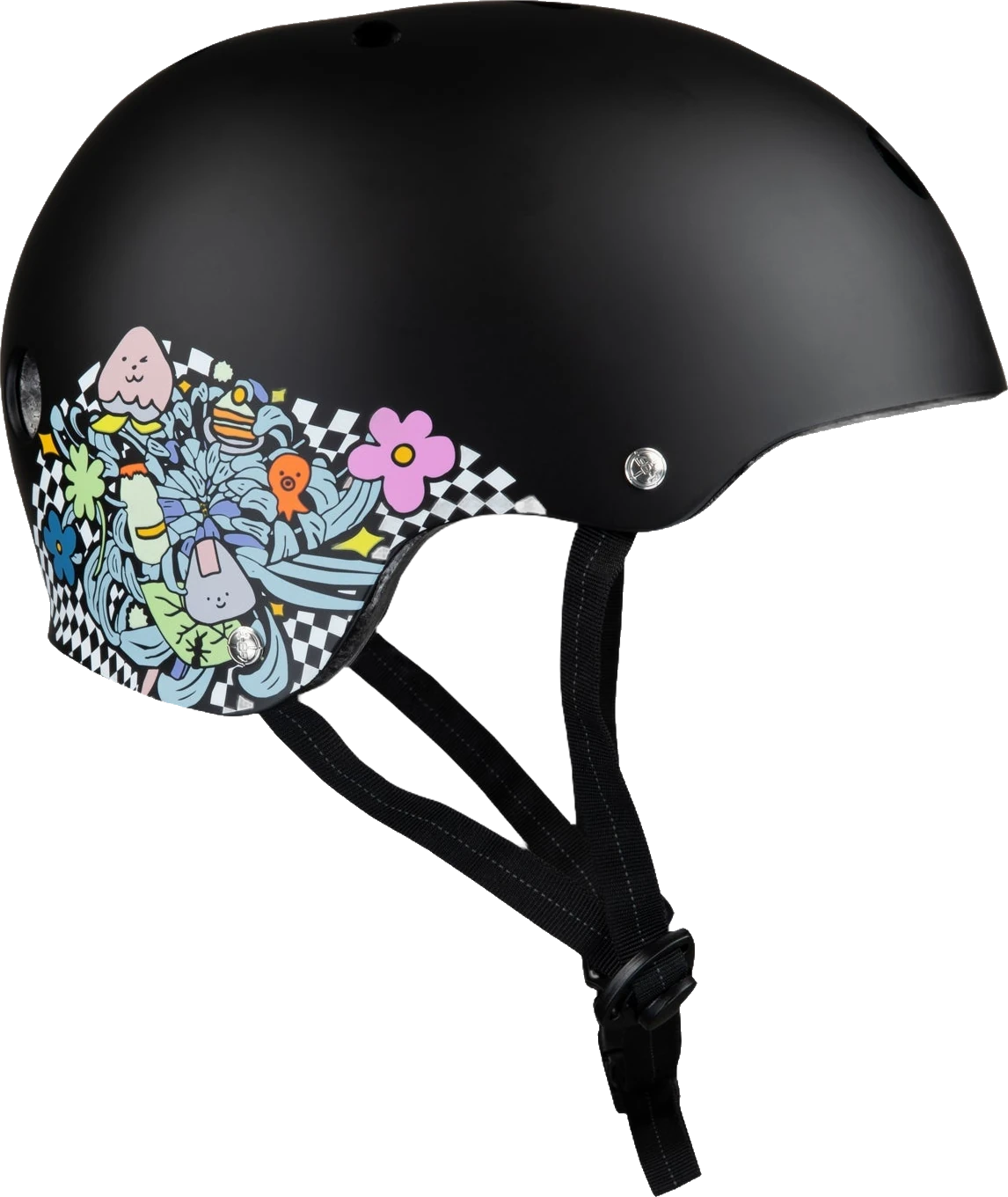 187 Killer Pads 187 Killer Pads Certified Helmet Lizzie Black/Floral cascos detail 3 | Black/Floral