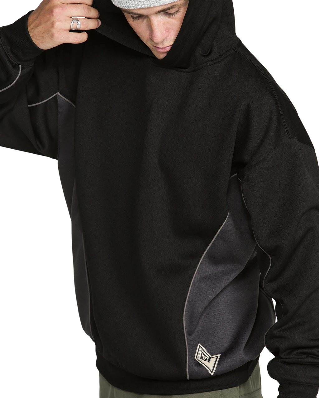 Volcom VITAL HYDRO P/O sudadera con capucha hombre detail 3 | Black
